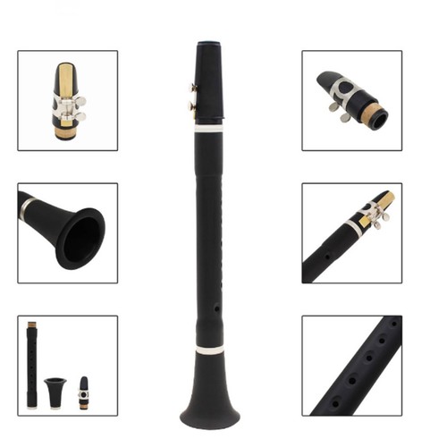 Schwarze klarinette ohne - klarinette,
