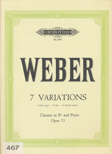 Noten v weber - c., v.