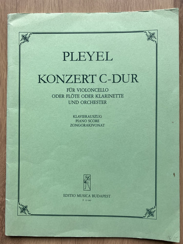 Pleyel konzert dur für - pleyel,